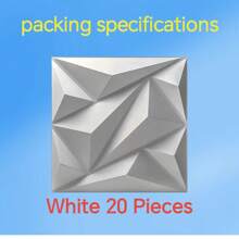 NKEN Panouri de perete Art 3D din PVC 11.8"X11.8" (30x30cm) – Opțiuni pachet 10/20/30/40 – Detașabile, impermeabile și ignifuge – Decor pentru living/dormitor/baie/comercial (bandă adezivă inclusă)
