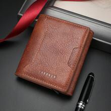 CARRKEN 新款男士复古钱包，时尚三折多功能卡包和现金夹，青年多功能多卡槽钱包，男士正式/商务正式情人节礼物的绝佳选择 - 多款 - 查看 9