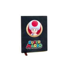 SuperMario 1 Stück dickes Notizbuch mit 100 Seiten in Lederoptik, geeignet für Zeichnen, Lernen, Büro-Notizen, Meetings, Geschäft, Schulmaterial. Ein tolles Geschenk für Männer, Frauen, Abschluss, Geburtstag und Feiertage, Schulmaterial, Schulanfang