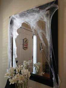 1 Set Halloween Decoration Plush Long Leg Red Lips Black Spider + Fake Spider Web Decor, Festival Atmosphere Decoration Spider Web Cotton Fake Big Spider Bar Home Outdoor Horror Scene Layout Props