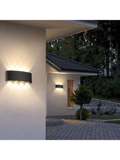 Indoor ative LED Wand Lamp, Moisture Proof Bedroom Lighting Eye Friendly Zachte Verlichting 3000K Warm Fixture LED, Applicable Voltage 85V 265V, Home ation Balcony/Staircase/Stairwell/Indoor/Garden/Living Room/Bathroom/Kitchen/Bedroom/Corridor/Passageway view 8