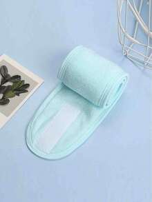 1件/3件/5件装可调节宽发带瑜伽SPA沐浴淋浴化妆洗脸美容头带女士化妆配饰发饰 - 黑色 - 查看 18