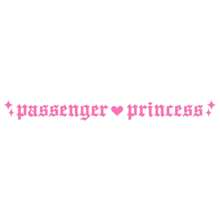 Passenger Princess Vinyl Car Decal, Girly Vinyl Sticker For Window, Fashion Vinyl Decal, Cute Car Accessories, Vinyl Car Decal For Women