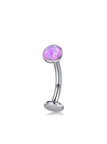 AVYRING G23 Solid Titanium Belly Button Rings Floating Belly Navel Rings 14G Internally Threaded Belly Piercing Jewelry Hypoallergenic