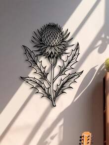 1 件,蓟花金属墙饰,11.8 英寸 * 15.7 英寸,苏格兰之花,自然墙饰,苏格兰礼品,蓟花海报,简约花卉,铁艺壁画,室内外家居露台阳台装饰,优雅挂饰,乔迁礼物,送给妈妈的礼物,家居装饰,房间装饰,墙面装饰,生日毕业 - 彩色 - 查看 8