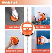 2 Pack Car Dent Puller Dent Remover Tool Dent Removal Kit For Car Suction Cup Dent Puller And Dent Repair Kit Handle Lifter For Cars Body,Glass,Screen,Tiles Lifting,Objects Moving