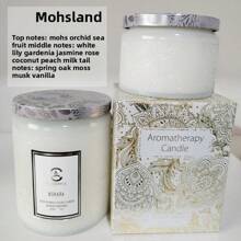 1 Stück 100g/200g Aromatherapie Zuhause geprägte Glas Kerze Feiertag Geschenk rauchfrei Sojawachs duftende Kerze