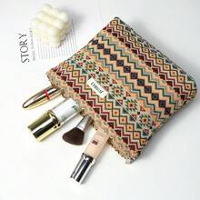 1 sztuka retro boho kopertówki wewnętrzna torba na kosmetyki i produkty do makijażu torba do przechowywania