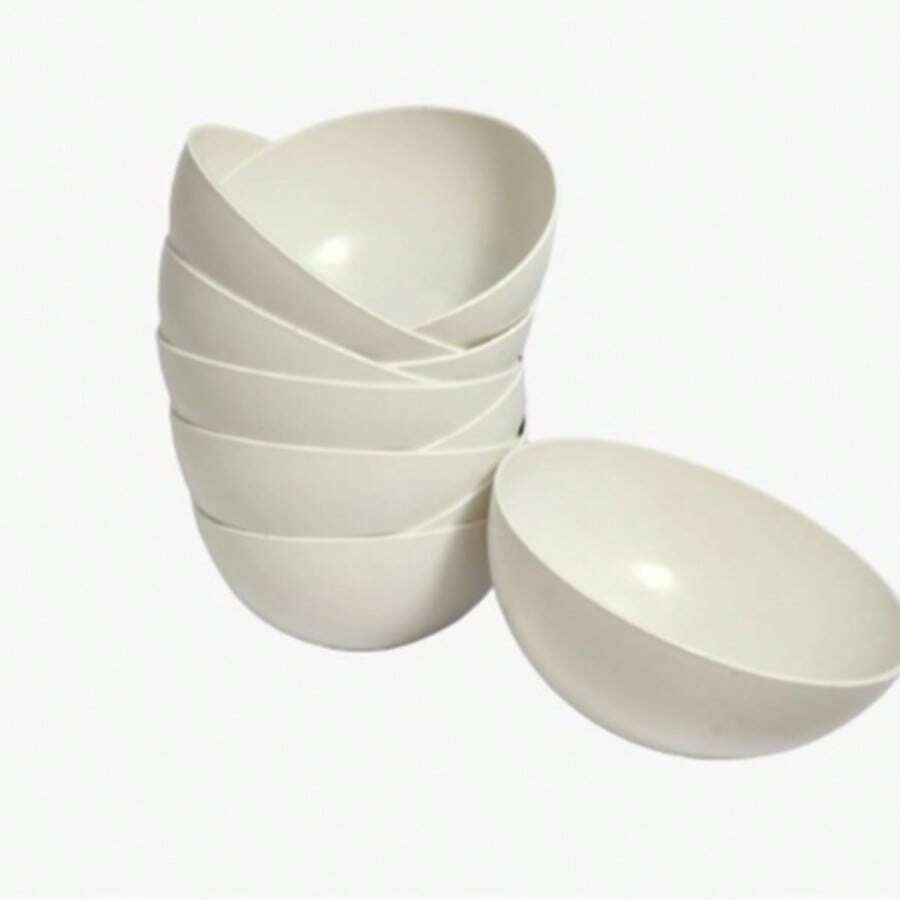 Kit 10 Units Plastic Bowls 370ml - trắng - Xem 1