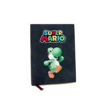 SuperMario 1 Stück dickes Notizbuch mit 100 Seiten in Lederoptik, geeignet für Zeichnen, Lernen, Büro-Notizen, Meetings, Geschäft, Schulmaterial. Ein tolles Geschenk für Männer, Frauen, Abschluss, Geburtstag und Feiertage, Schulmaterial, Schulanfang
