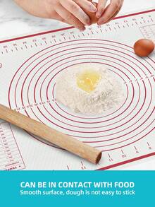 1 件揉面垫、烘焙垫、糕点垫、面团擀垫、不粘 - 防滑表面 | 带有测量标记 - 清晰测量 | 可水洗 - 易于清洁 | 适用于面团擀制、揉面、饺子皮制作、烘焙、意大利面制作、披萨、糖果、烘焙用品、厨房烹饪糕点垫，多种尺寸可供选择 - 揉麵墊 - 查看 4