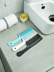 这款 3 件宽齿防缠结发梳是专为卷发、长发和湿发设计的造型梳。这是一款适合男性、女性和儿童的专业护发工具。这是一款顺滑且不会损伤头发的家用沙龙发梳。它是一款防静电按摩梳和便携式旅行发梳。它是护发和造型的必备品，返校、发梳、顺发刷、球刷、迷你发刷、发刷套装、木梳、梳子、光滑后刷、发刷、边缘刷、刷头发、发梳、发刷套装、梳头发、迷你发刷、顺发刷、美发产品、美发工具、美发用品、护发、卷发刷、理发师、理发配件、美发设备