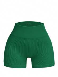 Set 4 buc. pantaloni scurți de yoga fără cusături pentru femei, talie înaltă, elasticitate ridicată, absorbție a transpirației, culoare solidă, versatili, potriviți pentru antrenament și purtare zilnică