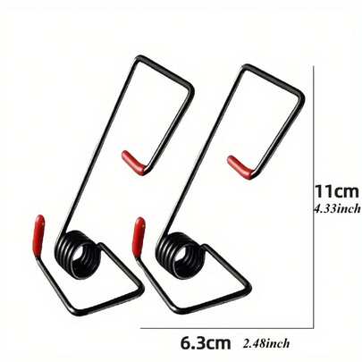 2 bộ lò xo tăng áp cần gạt nước kính chắn gió ô tô, bộ lò xo tăng áp cần gạt nước, hiệu suất cần gạt nước được cải thiện, lắp đặt dễ dàng, bộ thay thế cần gạt nước kính chắn gió