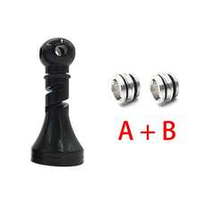 Soporte de manija de carrete de pesca para carretes giratorios DAIWA SHIMANO PENN, soporte de equilibrio, barra de equilibrio de reemplazo de carrete de pesca - Negro - Ver 8