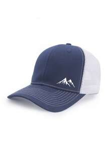 Șapcă de baseball cu imprimeu de diamant în stil stradal - Design cu plasă respirabilă, croială reglabilă, pălărie de exterior unisex hip hop pentru pescuit, camping și streetwear pentru tineret