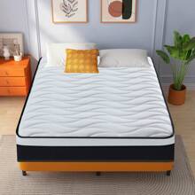 Matelas 90x190, Hauteur 23 cm, Matelas à Ressorts Ensachés avec Mousse à Mémoire de Forme Mixte, Latex, ÖkoTex, Matelas pour Adultes et Enfants