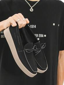 Summer Versatile Loafers Men Breathable Casual Soft-Sole Slip-On Breathable Shoes, Suitable For All Seasons Old Money Chic Autumn - Multicolor - View 15