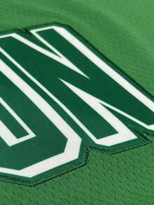 Men's Basketball Jersey, #33, Green, Embroidered Sports Tank Top - Green - View 3