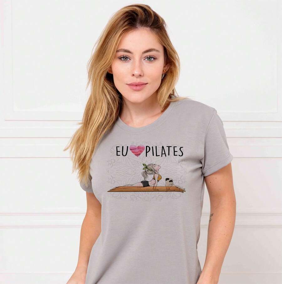 Women's Baby Look I Love Pilates Ref3
