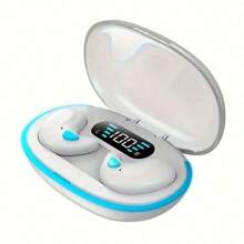 X55 Mini Earphone Wireless Earphone Headphones Noise Reduction Sport Game Sleep Bluetooth Earbuds HIFI Stereo Music Headset Wireless Bluetooth Headphones Waterproof Noise-Proof LED Earbuds With Mic Wireless Headset Bluetooth Earphones