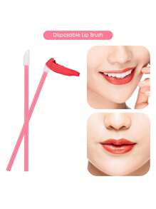 Einweglippenstift - Nicht fusseliger Lippenpinsel, Lipgloss Lippenstift, Make-up Beauty Set 50 Stücke, 100 Stücke, 300 Stücke, 500 Stücke