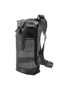 1pc Sports Water Bottle Mesh Bag With Phone Holder And Shoulder Strap, Adjustable, Portable Water Cup Protector, Universal Insulated Cup Cover For Outdoor Sports, Camping And Travel