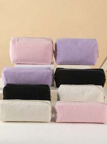 1 Astuccio - Astuccio portapenne durevole con cerniera, organizer per cancelleria per forniture scolastiche, borsa per penne per ufficio e uso domestico, articoli di cancelleria per il ritorno a scuola