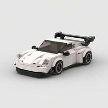 MIKEMENG Black/White/Red Supercar Racing Car Building Block Toys, MOC Construction Toy, Technology And Engineering Building Toys, Boys And Adults Car Toys, Best Collection Gifts For Halloween, Christmas And Birthday