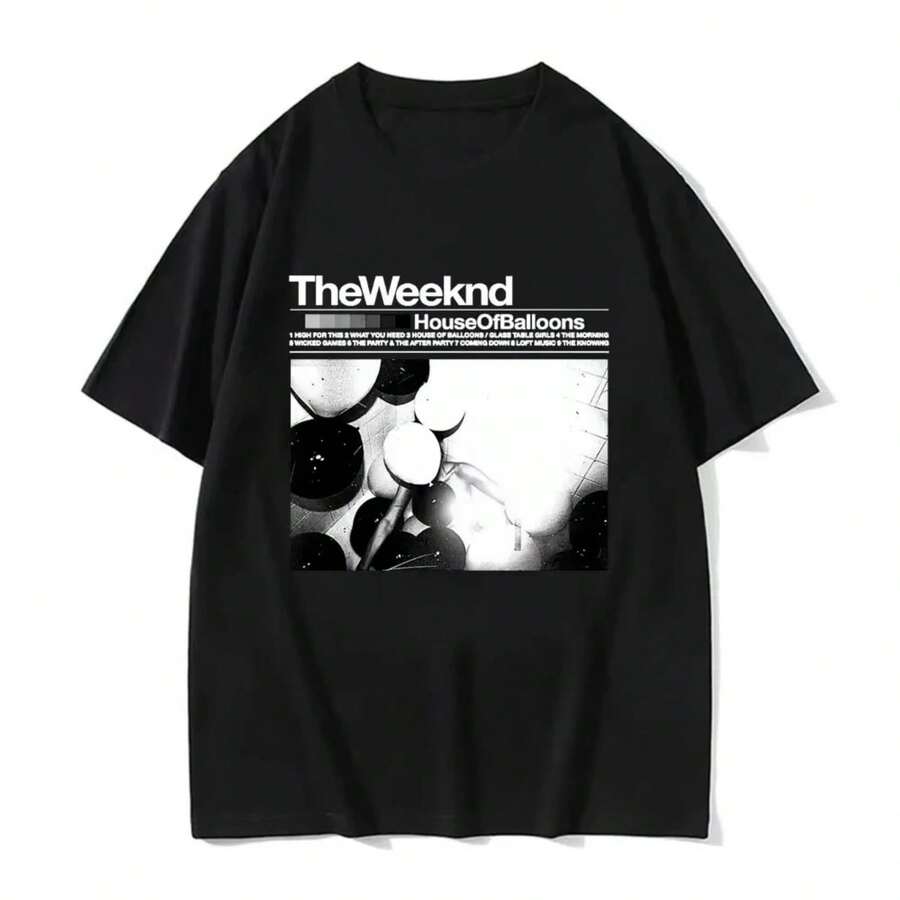 2025 90s Vintage Unisex Oversize  T Shirt New TEE TSHIRT Womens Tops Same Style For Men And Women Summer - 黑色 - 查看 1