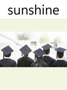 Mehrere erwachsene Geschenkabsolventen-Mützen, einfarbige Bachelor-Kappen für Absolventenfeier, Fotosession und Jugendliche, Mode Absolventen Kappen mit Quaste, besonderes Erwachsenen-Geschenk