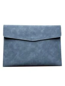 1 Peça Bolsa de Armazenamento de Documentos de Couro Minimalista Tamanho A4, Organizador de Escritório para Arquivos A4 e Itens Diversos, Maleta Portátil para Documentos Comerciais Volta às Aulas, Suprimentos Escolares