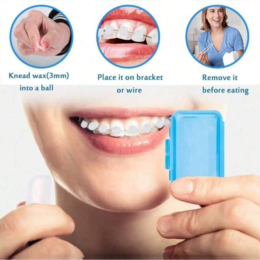 5/10/20/30 Box Braces Wax For Teeth Dental Care Orthodontic Wax For Braces Wearer(Random Color Box) - Multicolor - View 1