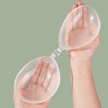 1pc Silicone Bra, Transparent Breast Pad, Small Breast Aggregation, Silicone Waterproof, Thickened Swimming Suit, Strappy Dress, Breast Patch
