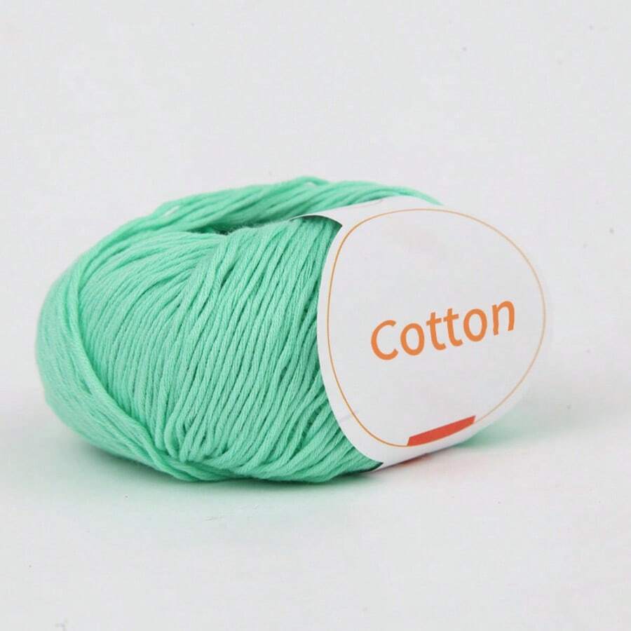 1/3/5 X 50g Ball 100% Cotton Yarn DK Double Knitting Washabled Wool Crochet - Aqua Green - View 1