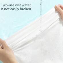 5 Packs Of Disposable Luxury Thick Towels, 70g/M² Soft Non-Woven Fabric, Individually Wrapped, 50x100 Cm, Suitable For Travel, Gyms And Outdoor Use. Personalized Towel Large Bath Towels Beach Essentials Back To School