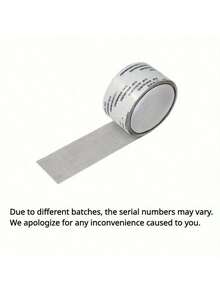 1 rotolo di nastro adesivo per riparazione di zanzariere, toppe per riparazione di fori nella rete anti-insetti, adatto per riparare porte, tende, zanzariere, nastro adesivo resistente per riparazione di zanzariere, per riparare strappi e proteggere da insetti (A causa di lotti diversi, i numeri di serie e i colori potrebbero variare. Ci scusiamo per qualsiasi inconveniente arrecato.)