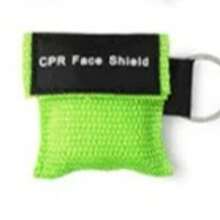 Porte-clés Masque de réanimation de premiers soins d'urgence Masque de soins de santé professionnels pour les secours en plein air Masque de réanimation à jet