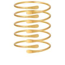 5PCS/10PCS Retro Boho Stackable Bracelets, Golden Cuff Bracelets For Women Men Daily Party Holiday Jewelry Gift