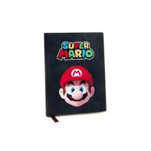 SuperMario 1 Stück dickes Notizbuch mit 100 Seiten in Lederoptik, geeignet für Zeichnen, Lernen, Büro-Notizen, Meetings, Geschäft, Schulmaterial. Ein tolles Geschenk für Männer, Frauen, Abschluss, Geburtstag und Feiertage, Schulmaterial, Schulanfang