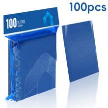 100 Stück/Set Kartenhüllen 66*91mm, Standardgröße Kartenhüllen (66x91mm), ideal für 63*88mm Spielkarten, Sammelkarten, MTG, PTCG Standardspielkarten (5 Farben)