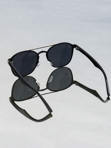 新款复古时尚眼镜，简约百搭独特精致的男女时尚眼镜，适合日常佩戴、海滩、派对 - 彩色 - 查看 8