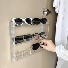 Estantería para pared de acrílico transparente multicapa - Organizador claro para cosméticos, cuidado de la piel, sombras de ojos y mascarillas faciales - Diseño ahorra espacio con varios compartimentos para cosméticos y artículos de belleza esenciales, instalación sin taladrar, organizador de cosméticos práctico - Multicolor - Ver 2