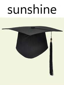 Mehrere erwachsene Geschenkabsolventen-Mützen, einfarbige Bachelor-Kappen für Absolventenfeier, Fotosession und Jugendliche, Mode Absolventen Kappen mit Quaste, besonderes Erwachsenen-Geschenk