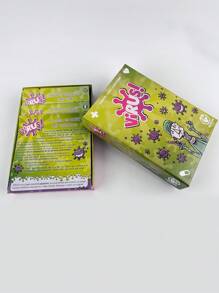 1 Pieza Juego de Cartas de Enfermedades Infecciosas - Juego de Pujas Educativo - Juego de Mesa Perfecto sobre Microbiología para Adolescentes y Adultos - Regalo de Ciencias Médicas para Enfermeros, Médicos, Profesores - Juego de Fiesta de Tarjetas de Infección Viral para Reuniones Familiares, Universidad, Amigos, Cumpleaños, Apto para 3-6 Jugadores