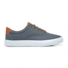 Men's Polo Boxster Casual Sneakers Lace-Up Sneakers Flat Sole Round Toe Casual Dress Shoes - 石墨 - 查看 3