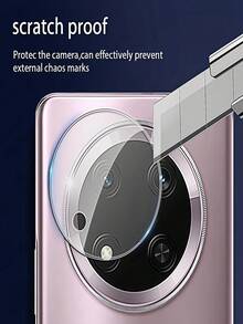 2 件 9H 硬度相机镜头保护膜玻璃适用于华为/荣耀 Magic 5/6/7 Lite 90 100 200 300 400 Pro X9A X9B X9C X9 X8 X7 /Redmi Note 15 14 13 Pro+/兼容 17 系列钢化玻璃膜 - 無色 - 查看 9