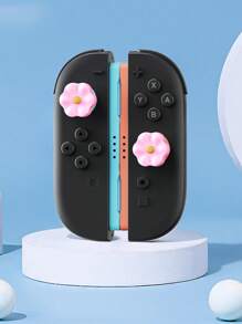 2 pièces Coiffes de joystick en forme de crâne pour manette NS2 Joy-Con, capuchons de pouce en silicone compatibles avec la console Switch NS2 et les accessoires de manette de jeu, modèles patte/requin/fleur/nuage/panda, plusieurs options