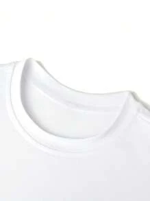 Camiseta de manga corta con estampado para niñas preadolescentes, apta para estudiantes y niños pequeños, top de verano para niñas preparadas para jugar