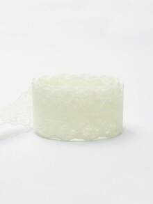 1 Pair Lace Shoe Laces, Cute Ballerina Style White Silk Lace Trim - Cz-lace Lace - View 153